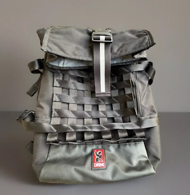 Chrome Industries Barrage Cargo 22L Waterproof Roll-Top Satchel Backpack Black