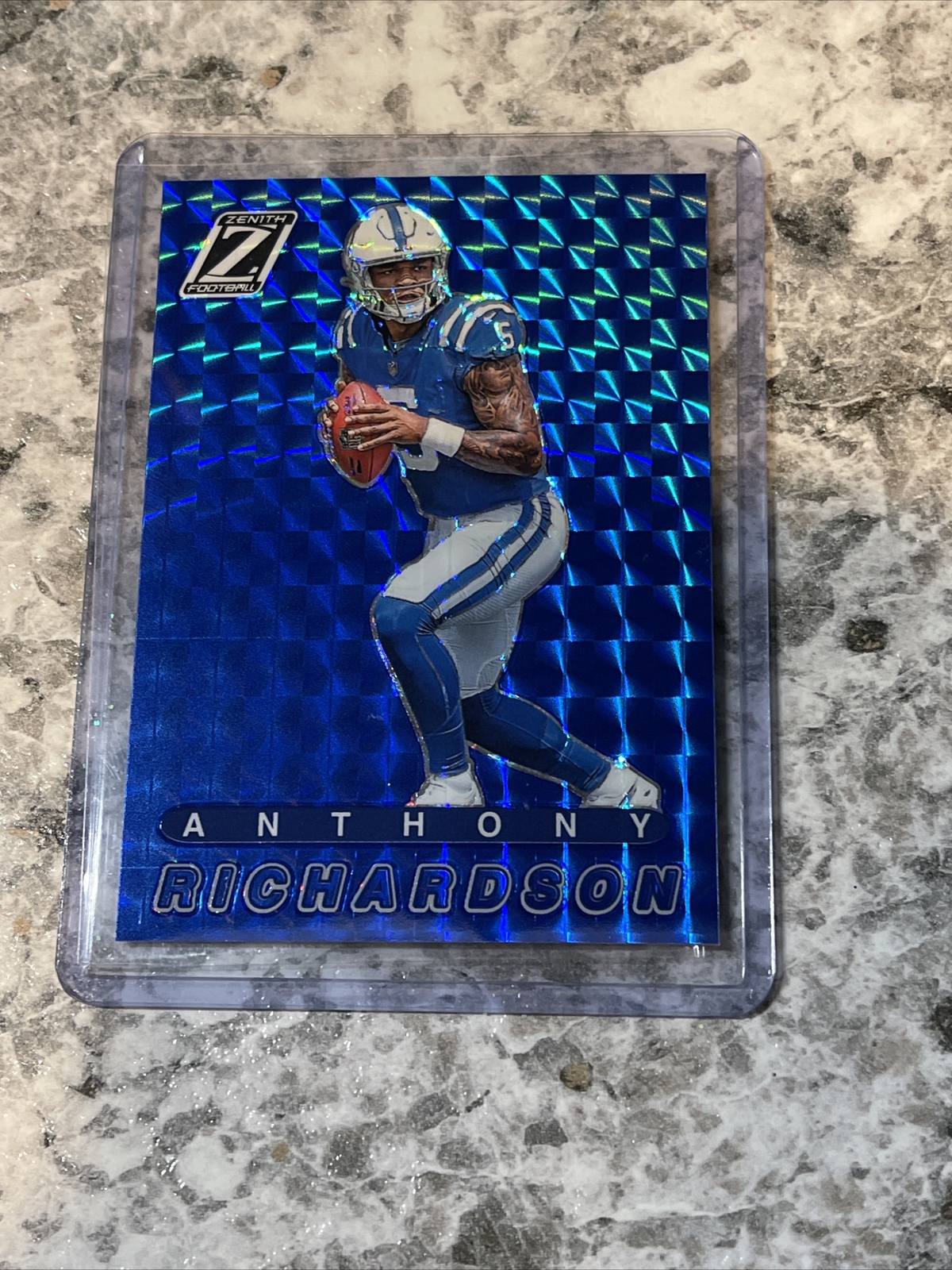 2023 Zenith Anthony Richardson Color Match 1994 Pacific Blue (SP) Parallel #2 RC
