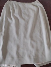 Gianfranco Ferre beige pencil skirt acetate viscose 12 VG