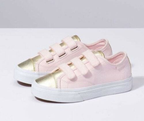 VANS Metallic Toe Style 23 V Heavenly Pink & Gold Girls Shoes Y 3