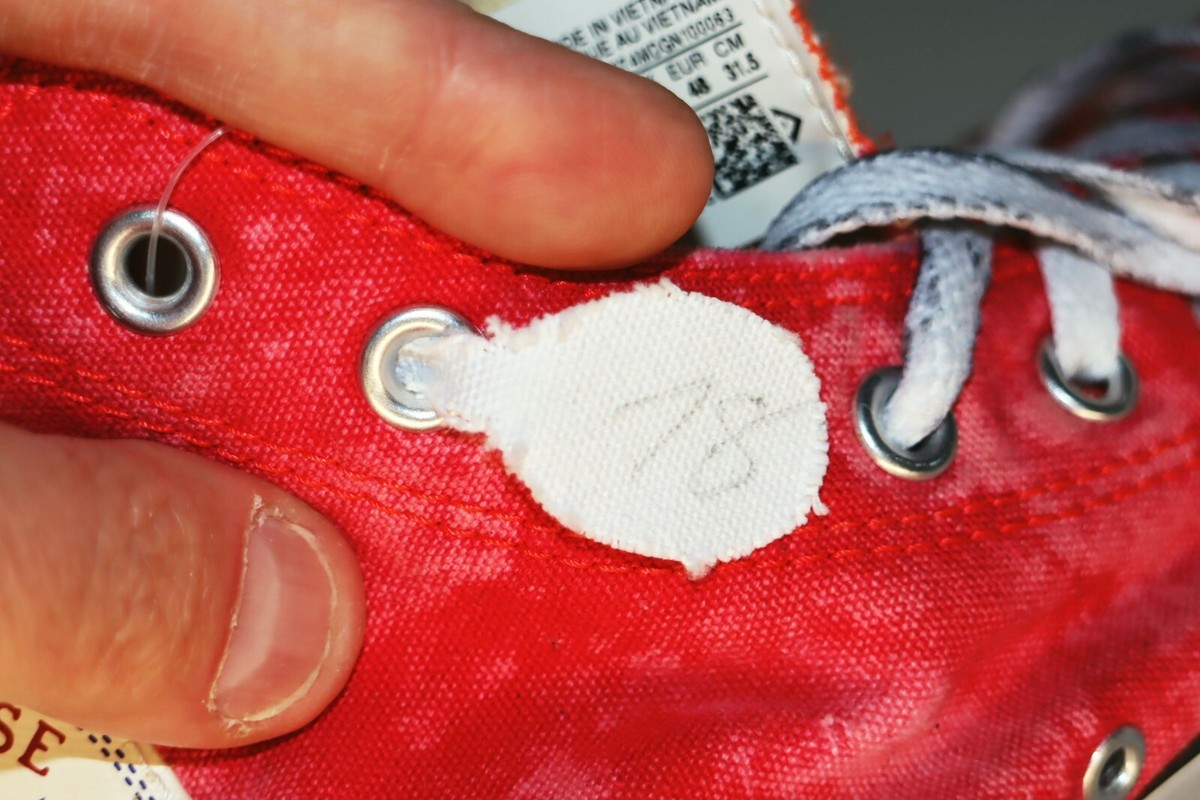 Sz 13 Converse Chuck Taylor High Top Acid Wash Destroyed Mens