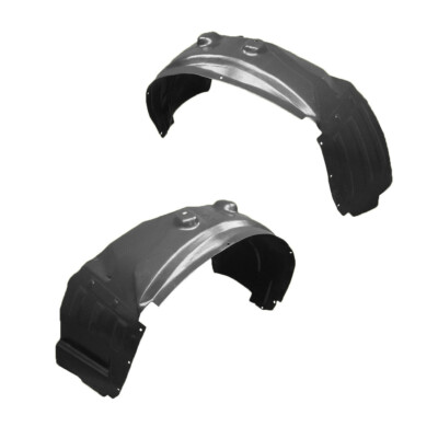 Front Left & Right Fender Liners Set For 2009-2010 Mazda 6 | Black Plastic