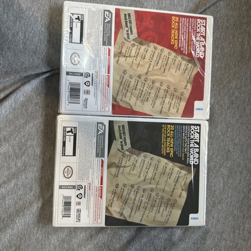 Rock Band Track Pack Volume 1 & 2, Both SEALED! - Picture 2 of 8