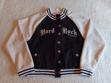 Vintage Hard Rock Varsity Jacket Women's Large Wool Blend Rio de Janeiro