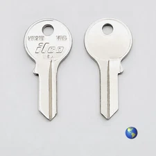 VR5 Key Blanks for Various Padlocks by Brinks, Viso, WALSCO, and others (2 Keys)