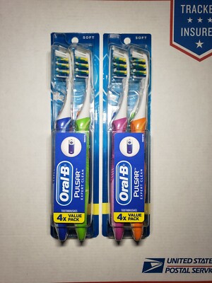 8-Pack! Oral-B Pulsar Expert Clean Soft Value Pack. 8 Soft Brushes.