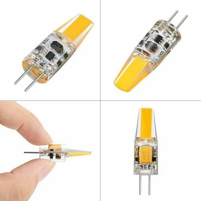 10x G4 LED 12V Warm White 5W Dimmable Bulbs COB Pin Base Lamps Bulb - Image 3 of 4