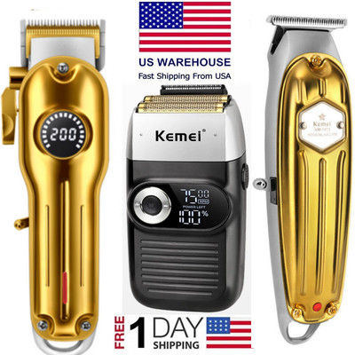 Kemei Electric Hair Clipper Trimmer Shaver Professional & Home Haircut Trimmer