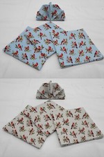 Cardinals Birds Berries Cloth Napkins