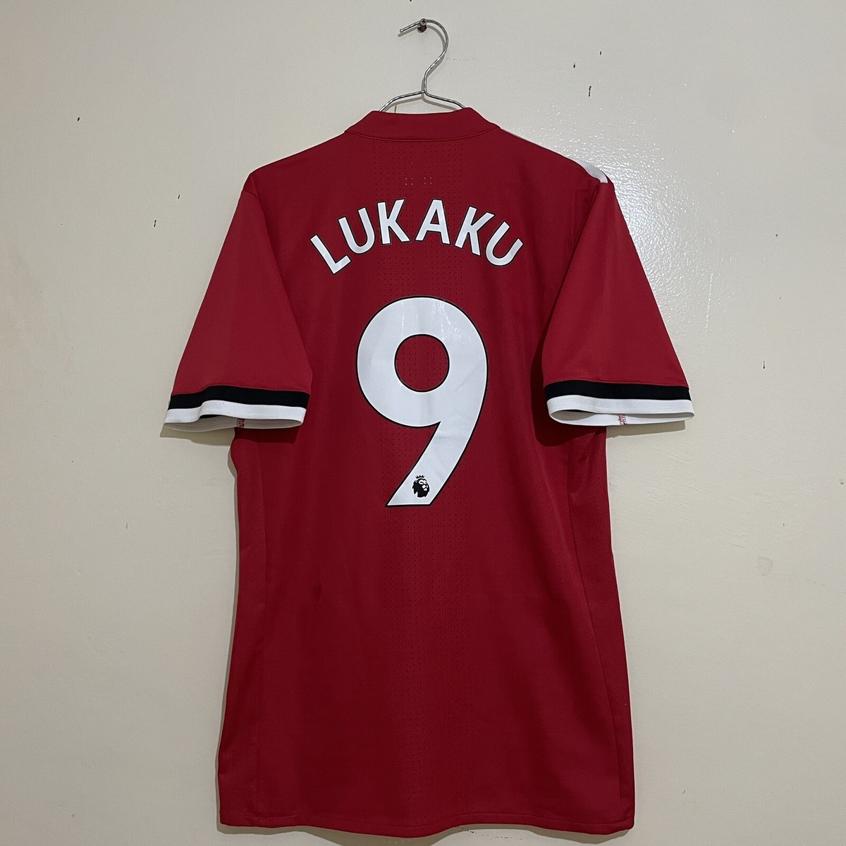 Manchester united 2017 2018 Authentic Lukaku Player Issue Home