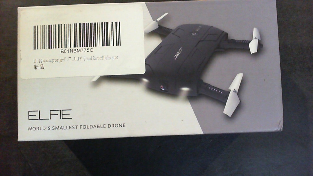 JJRC Elfie H37 Worlds Smallest Foldable Drone Quadcopter A1 for