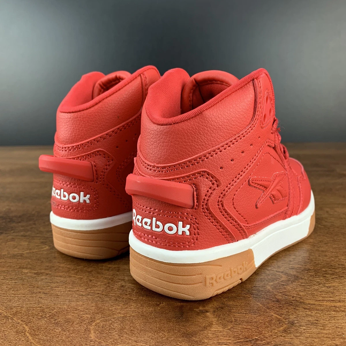 Reebok Classic Boys 11K Red High Top Shoes | eBay