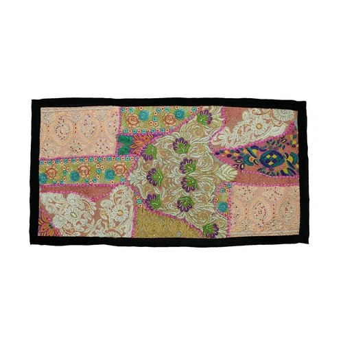 Wall Hanging Vintage All Occasion Hippie Hippy Embroidered Patchwork Tapestry Ap