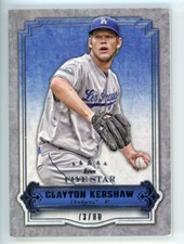  2012 TOPPS FIVE STAR CLAYTON KERSHAW NUMBERED BASE CARD 73/80 LA DODGERS 
