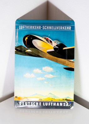 Metallposter Lufthansa   Nostalgic-Art (2005, lizenziert)
