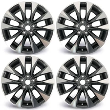 17" 4 PCS NEW Wheels For Nissan Sentra 15-19 Machined Grey OEM Rim 62758 62730