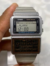 Vintage Casio 563 DBC-600 Telememo Data Bank Men's Watch Used As A Parts