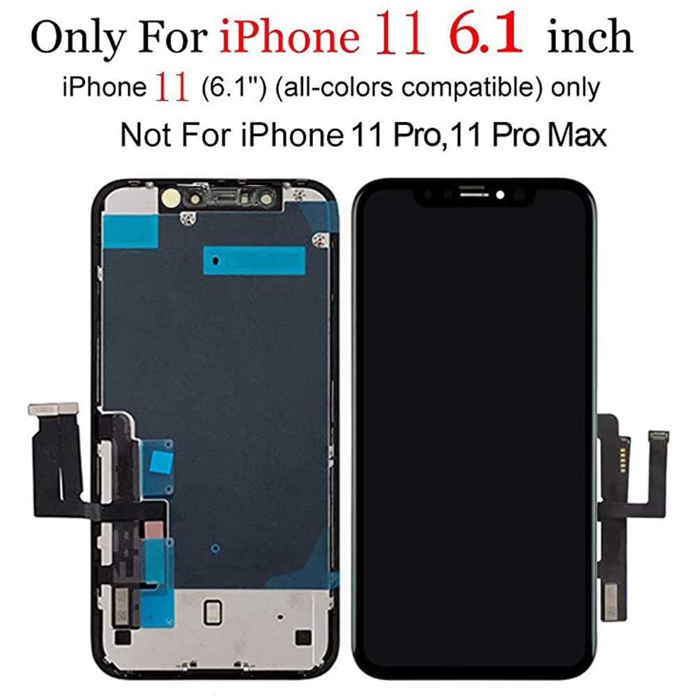 Écran De Remplacement Pour IPhone 11 (6.1") - LCD Retina HD, Tactile, Avec Kit Outils Et Protecteur