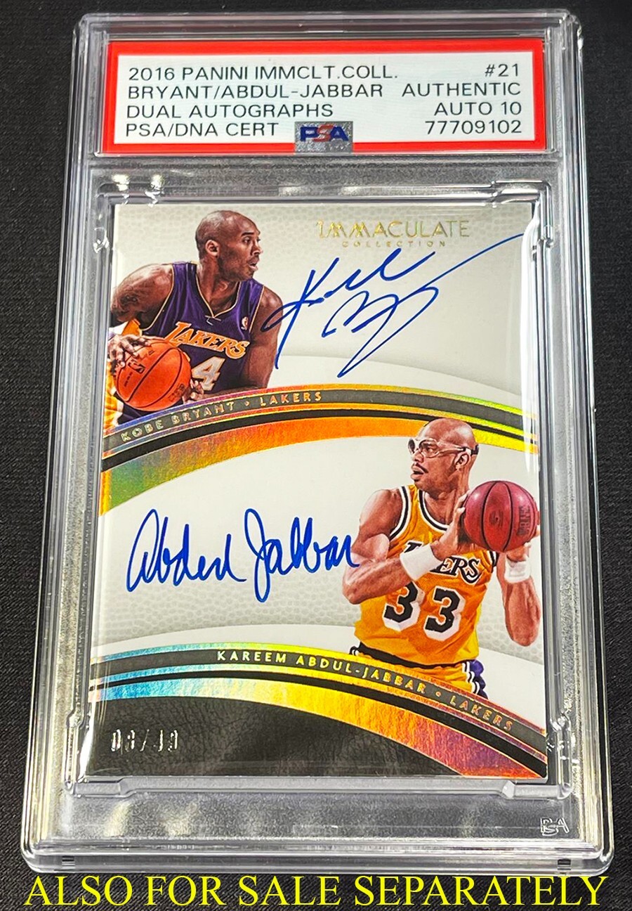 KOBE BRYANT 1996 UPPER DECK COLLECTORS CHOICE ROOKIE RC PSA 10 W 