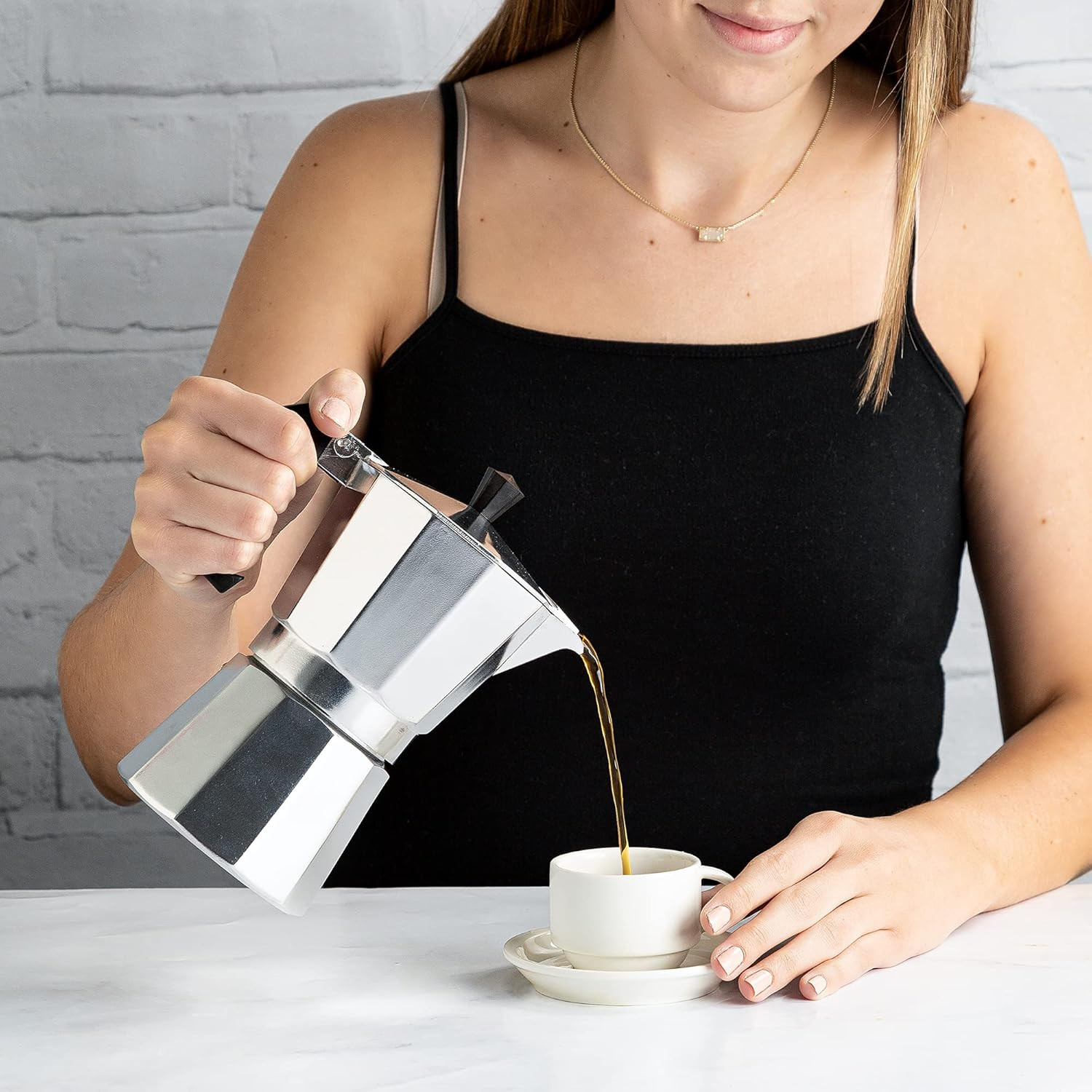 Primula Classic Stovetop Espresso and Coffee Maker, Moka Pot for Italian and Cub