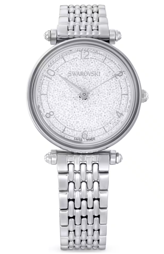 Swarovski Crystalline Wonder watch Swiss Made, Silver Stainless