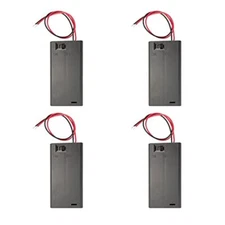Lpdphanxfkx 2AA Battery Holder, Box with Switch, 4-Pack 2 x 1.5V... 
