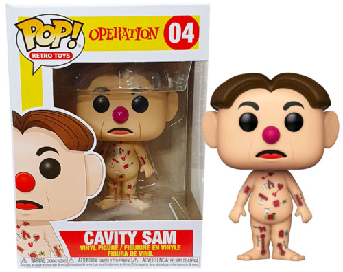 FUNKO RETRO TOYS:  OPERATION CAVITY SAM 3.75"" POP VINYL FIGURE 04 BRAND NEW