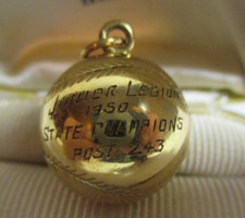 Dije de béisbol 1950 lleno de oro Junior Legión State Champions Post 243