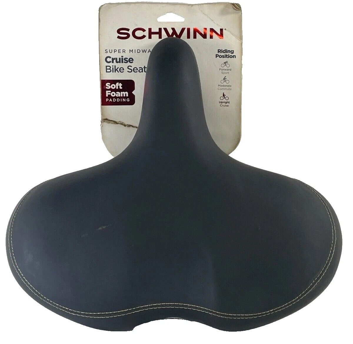 Schwinn Negro sillines de bicicleta y asientos