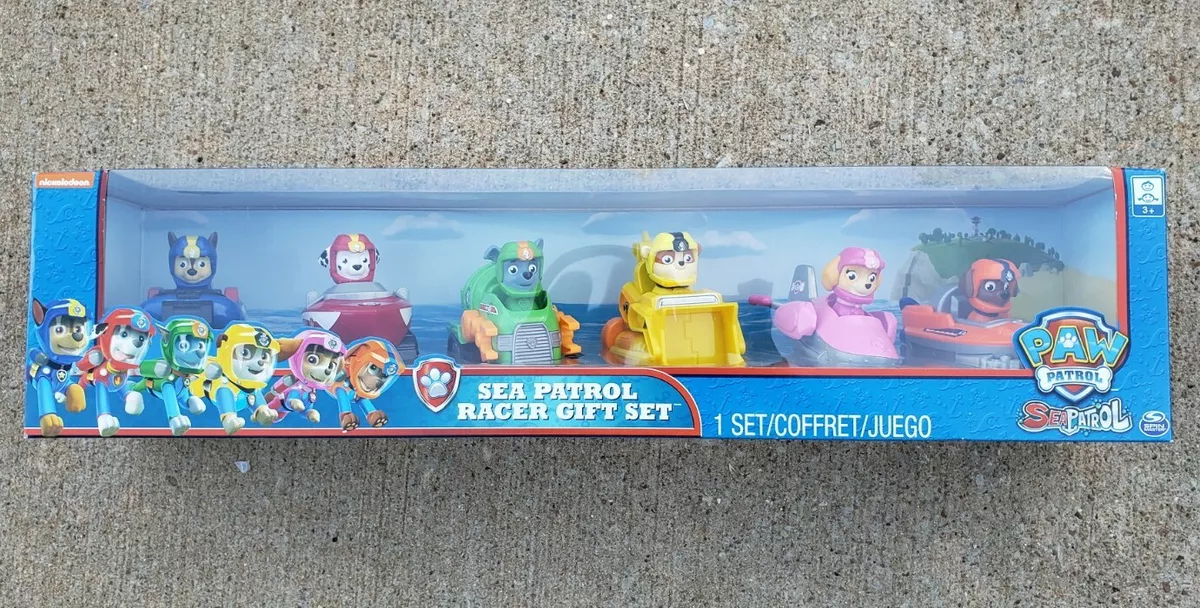 Paw patrol sea 2024 racer gift set