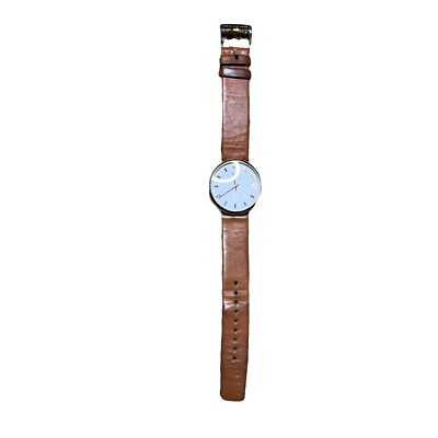 Marc by Marc Jacobs Leather Strap 32mm Case White Face