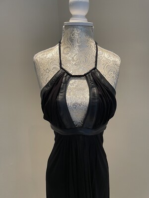 SKY Brand Embellished Black Keyhole Dress/Tunic/Top Leather Details~ Small | eBay SKY Brand Embellished Black Keyhole Dress/Tunic/Top Leather Details~ Small | eBay