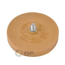 Disco mola in gomma per rimuovere adesivi colle da superfici metalliche e leghe