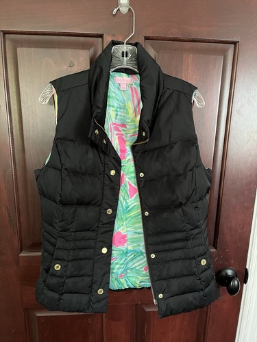 USED Women’s Lilly Pulitzer Isabelle Down Puffer Vest - Size M