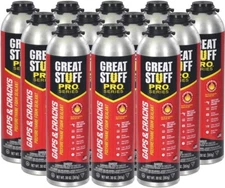 Great Stuff PRO Gaps and Cracks 30 oz Gun Foam Case of 12