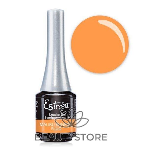 ESTROSA SMALTO GEL SEMIPERMANENTE MALIBU SUNRISE FLUO 7 ML
