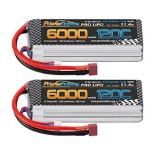 Powerhobby 3s 11.4V 6000mah 120c Graphne + HV Lipo Battery w Deans Plug (2)