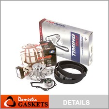 Kit de correa de distribución bomba de agua compatible con 98-01 Chevrolet Metro Suzuki Swift 1.3 SOHC 16V