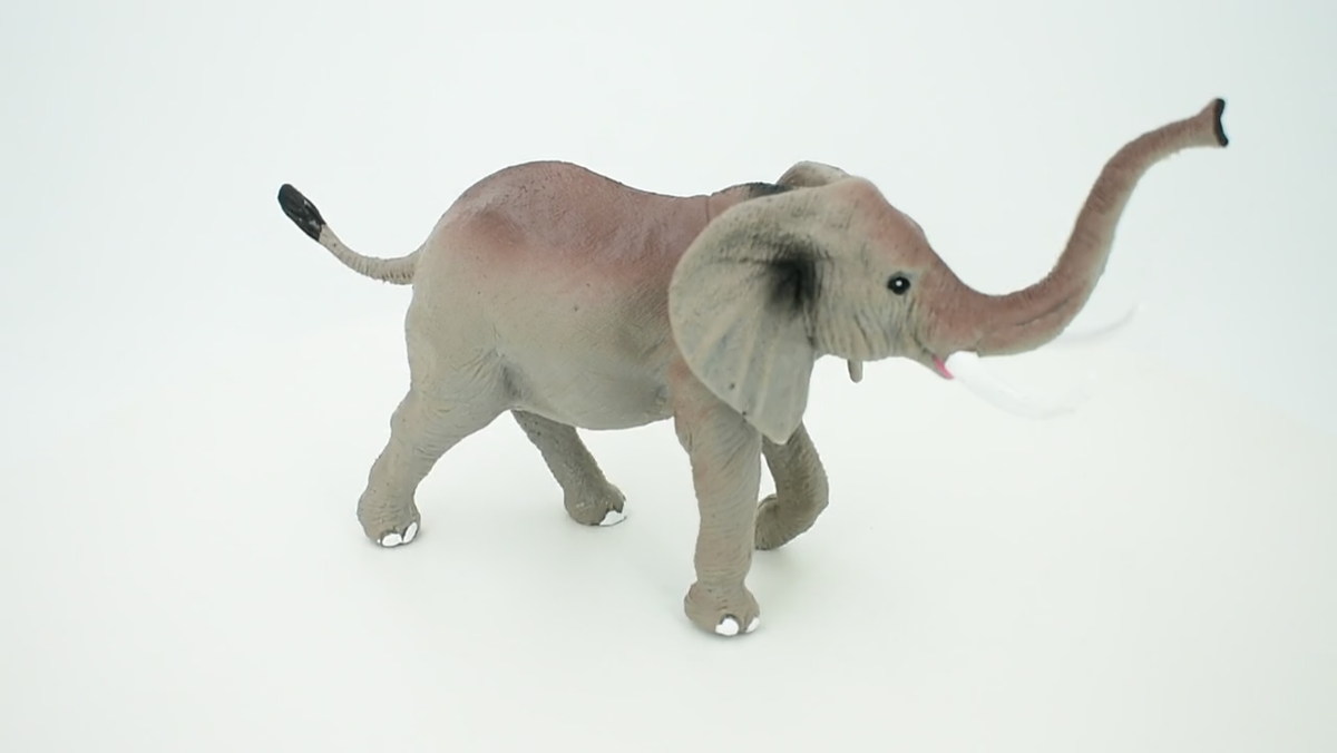 Elephant, Bull, African Realistic Toy Model Plastic Figure Animal