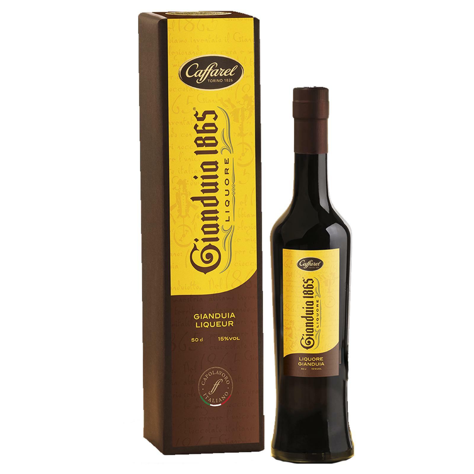 LIQUORE CAFFAREL GIANDUIA 1865 GOLD LIQUORE AL CIOCCOLATO 500 ML ASTUCCIO CACAO