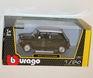 bburago mini cooper 1969