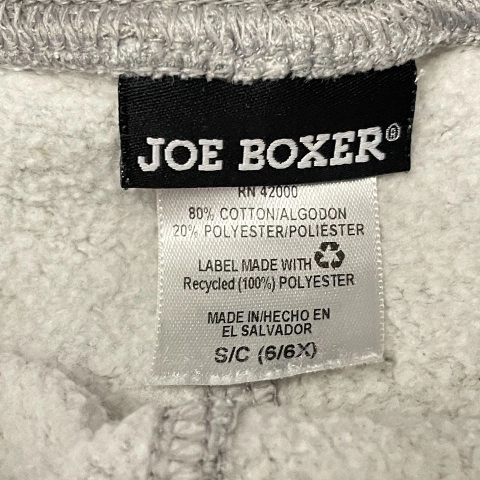 Pantalones deportivos Joe Boxer para niñas de vellón cintura elástica felpa francesa gris - talla 6 Foto 4 de 4