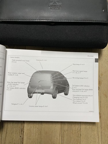 04-08 MITSUBISHI COLT OWNERS HANDBOOK MANUAL AND WALLET Print 2008 Ref17194 - Picture 22 of 24