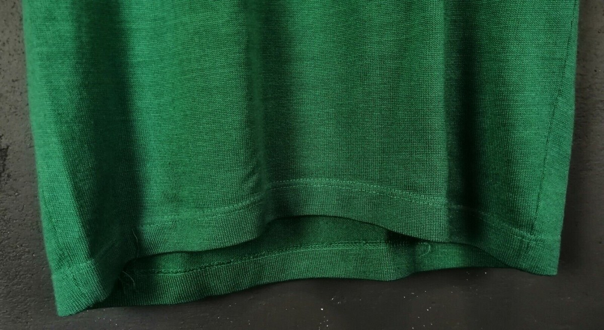 Maillot De Cyclisme Vintage Sancheski Années 1970 - Taille M, Vert, Bon état 4/5