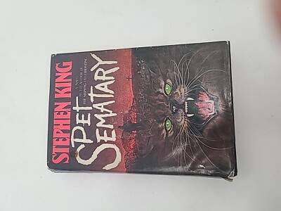  1983 Pet Cemetery Stephen King Hardcover Book First Print Book Club 