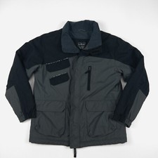 LL Bean Jacket Boys Medium 10-12 Gray Thinsulate Insulation Coat Zip Pockets