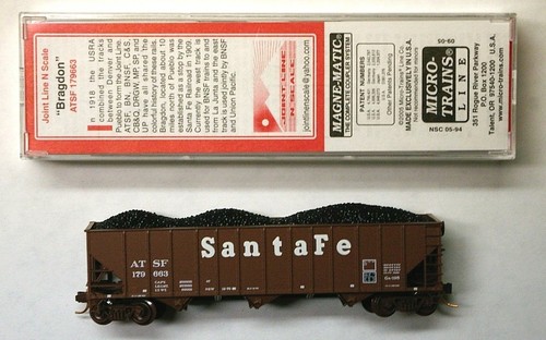MTL S Micro-Trains 5.94 Special Run Santa Fe 90 toneladas tolva ATSF 179663 | Zustand: New