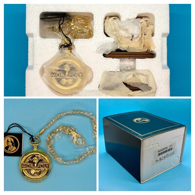 Franklin Mint Monopoly Pocket Watch w/ Display Stand – BRAND NEW!