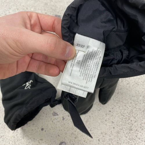 Arcteryx Zenta AR Mitt Fission SV Mittens Black Leather Gore-Tex Size XS Outdoor - Picture 10 of 10