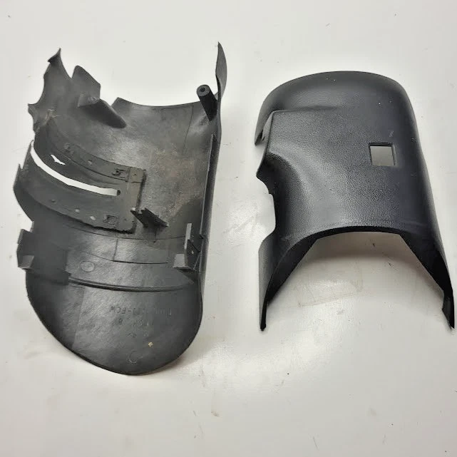 1985-1989 Ford Ranger Bronco II Steering Column Cover Trim w/Tilt Black OEM - Image 4 of 4